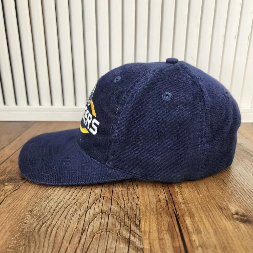 VTG San Diego Chargers Logo 7 Hat Navy Blue 90s Wool NFL Team Strapback Cap